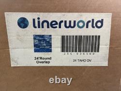 LinerWorld Above Ground Pool Liner Overlap 24 Foot Round Overlap 24 Taho Ov