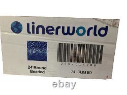 LinerWorld GLIMMERGLASS Above Ground Beaded Swimming Pool Liner ALL SIZES