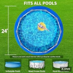 Liners 24FT Round Pool Liner Pad Above Ground Pools 180 GSM Underlayment Under