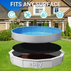 MODIGT 20ft Round Swimming Pool Mat, Non-Slip Pool Floor Protector Pad