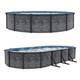 Marbella 52 Steel Wall Above Ground Pool Kit plus Starter Package