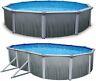 Martinique 52 Tall Steel Above Ground Pool Kit plus Starter Package
