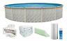Meadows Above Ground Swimming Pool with Liner, Guard, Cove, Wall Foam with Spray