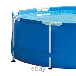 Metal Frame Above Ground Swimming Pool with 10 Foot Round Swimming Pool Cover