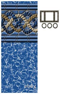 Mystri Gold Unibead Swimming Pool Liner 25 Gauge 52 Wall Height (Choose Size)