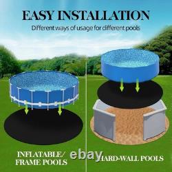 NEW! 24-Foot Pool Liner Pad for Above Ground Pools Round Under Pool Mat QUALITY