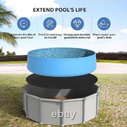 NEW! 24-Foot Pool Liner Pad for Above Ground Pools Round Under Pool Mat QUALITY