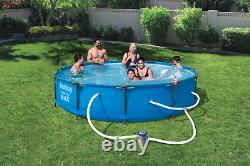 NEW Bestway 12' x 30 Steel Pro MAX Frame Swimming Pool Set with Filter Pump