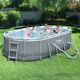NEW Bestway 14ft x 8x2 x 39.5 Oval Frame Swimming Pool Above Ground not Intex