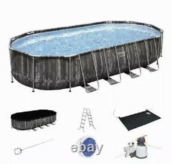 NEW Bestway Power Steel 22 x 12 x 48 Above Ground Oval Pool Set with Pump