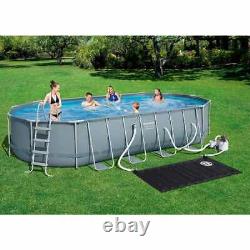 NEW Bestway Power Steel 22' x 12' x 48 Oval Above Ground Pool Set with Pump