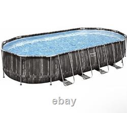 NEW Bestway above ground Pool 24'x12'x48 sandfilter, Cover, Ladder, pump, solar