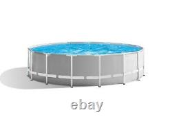 NEW Intex 15ft X 48in Prism Frame Premium Above Ground Pool Set