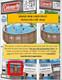 NEW! Replacement Pool Liner for Coleman/Bestway Power Steel 18ft x 48in Brown