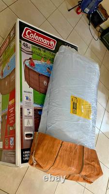 NEW! Replacement Pool Liner for Coleman/Bestway Power Steel 18ft x 48in Brown