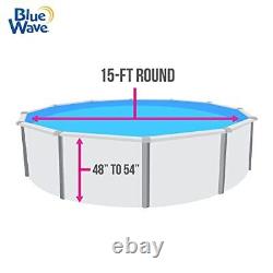 NL322-20 Standard Gauge Round Overlap Steel Wall Swimming Pool Liner 15-FT