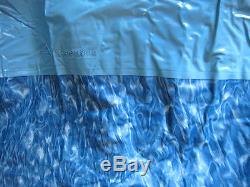 New 28' Round Expandable Above Ground Pool Blue Shimmer Replacement Vinyl Liner