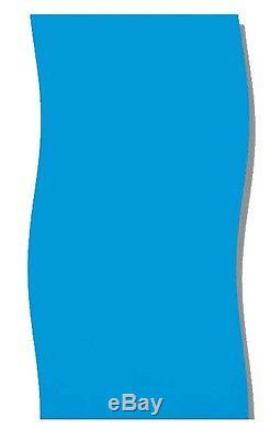 New Swimline 18' Solid Blue Round Above Ground Swimming Pool Overlap Liner
