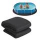 Non-Woven Pool Liner Pad Above Ground Pools Puncture & Weed Barrier 18x40 Oval