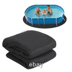 Non-Woven Pool Liner Pad for Above Ground Pools Puncture Weed Barrier 18x34 Oval