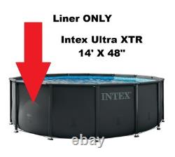 OPEN BOX Replacement Intex 14FT X 48IN Round Ultra XTR Frame Pools LINER ONLY