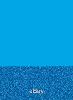 Ocean Blue Above Ground Swimming Pool Liner 25 GAUGE Solid / Pebble 18x33 Oval