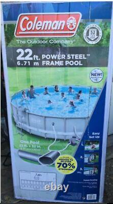 One NEW LINER for Bestway or Coleman pool 22' x 52 deep Gray color