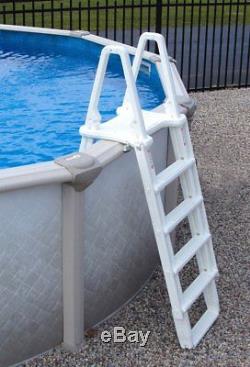 Outdoor Swimming Pool Set Sand Filter Pump Liner Frame Ladder 18ft x 52'' x 6'