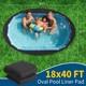 Oval Heavy Duty Pool Liner Pad For Above Ground Swimming Pools Protect