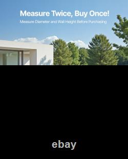 Oval Pool Liner 12x24ft Overlap Style Pool Liner 54in Wall Height Durable