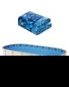 Oval Pool Liner 15x30ft Overlap Style Pool Liner 54in Wall Height Durable