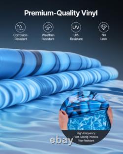 Oval Pool Liner 15x30ft Overlap Style Pool Liner 54in Wall Height Durable