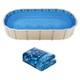 Oval Pool Liner 18x33ft Duobead Style Pool Liner 52in Wall Height Durable