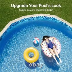 Oval Pool Liner 18x33ft Duobead Style Pool Liner 52in Wall Height Durable