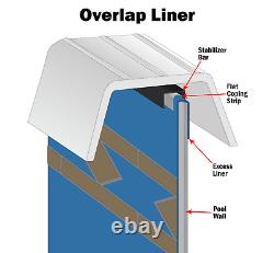 Oval Tidal Surge Overlap Liner 48/52 H, 25 Gauge (Choose Size)