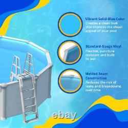 Overlap 15 ft Round Pool Liner for Above-Ground Steel Wall Pools Weather
