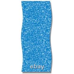 Overlap 28' Round All Swirl 72 in. Expandable Depth Above Ground Pool Liner, 20