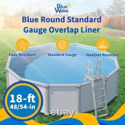 Overlap Pool Liner Above Ground Steel Wall Weather Resistant Vinyl Accessories
