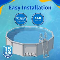 Overlap Pool Liner Above Ground Steel Wall Weather Resistant Vinyl Accessories