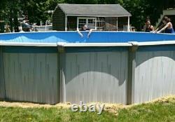 POOL 24' ROUND x 52 Above Ground Steel Pool Liner Pump Filter Skimmer