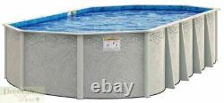 POOL 8' x 12' OVAL x 54 Above Ground Galvanized Steel Uni-Bead Liner Warranty