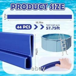 Pcs 18 ft Bead Receiver Round Above Ground Pool Liners Blue Beaded Pool 44