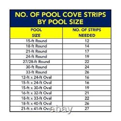 Peel & Stick Above Ground Pool Cove HDPE Foam Liner Protection Multi-Pack 14