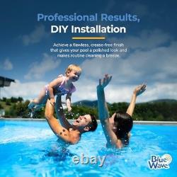 Peel and Stick Pool Cove Foam 24 Pack 98 Feet HDPE Above Ground Pool Liner
