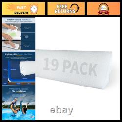 Peel and Stick Pool Cove for Above Ground Pools 19-Pack, 77-Ft Liner Coverage