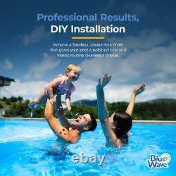 Peel and Stick Pool Cove for Above Ground Pools 19-Pack, 77-Ft Liner Coverage
