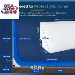 Peel and Stick Pool Cove for Above Ground Pools, 19-Pack HDPE