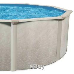 Phoenix 18ft x 52in Above Ground Pool with Sand Filter, Ladder, Liner + Skimmer