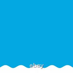 Plain Blue 20 Gauge Overlap 54 Wall Height Above Ground Swimming Pool Liner