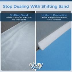 Pool Cove Peel Stick 13 Pack 53 Ft HDPE Above Ground Pools Blue Wave